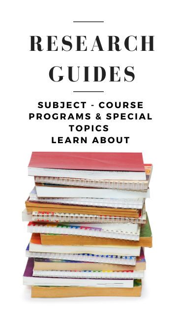 Research Guides: Subject, Course, Programs & Special Topics, Learn About