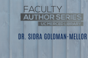 grey fence background with Faculty Author Series logo