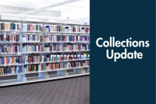 Collections Update | UC Merced Library